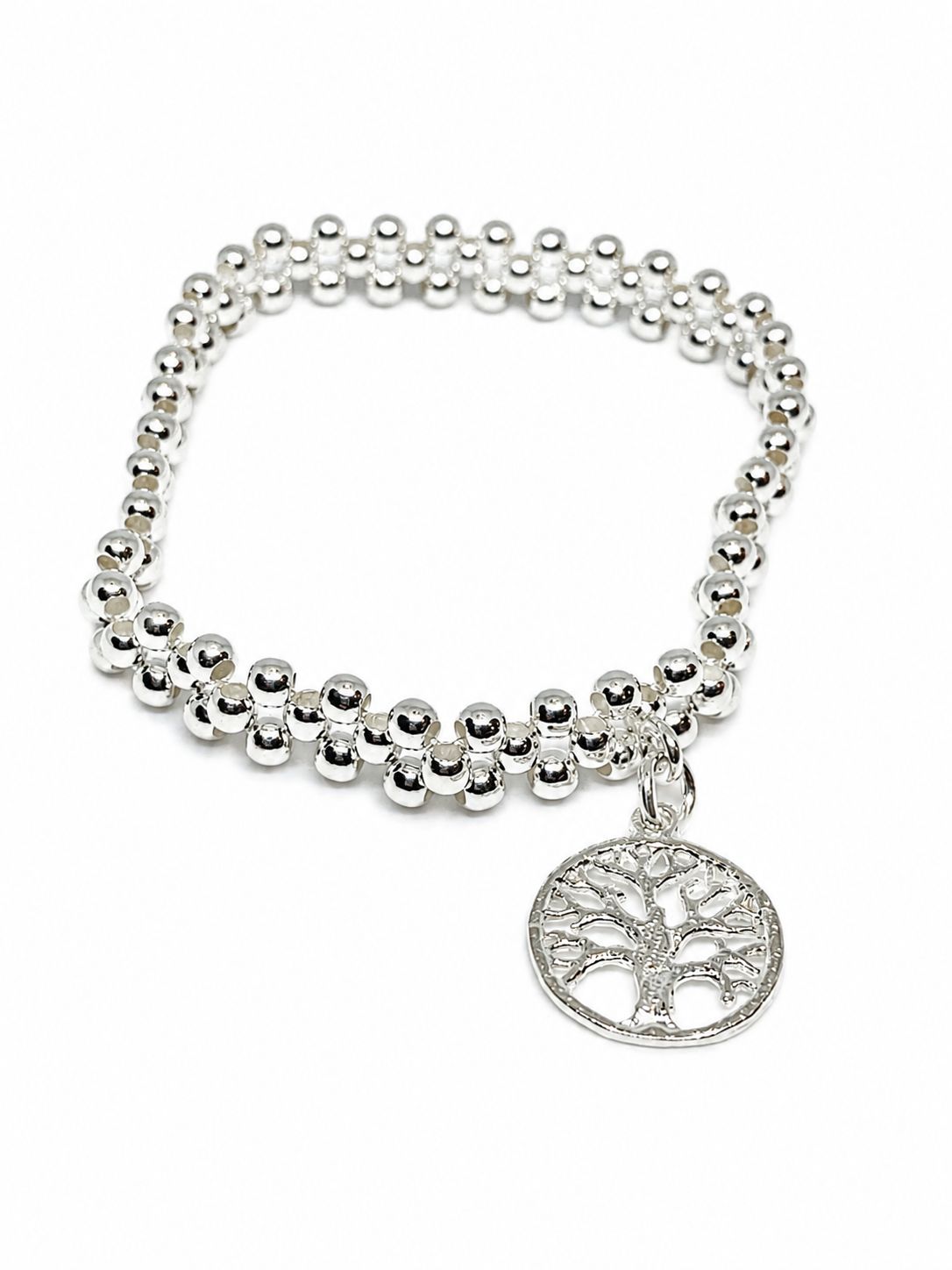 ELASTIC BRACELET 3 LINES TREE OF LIFE